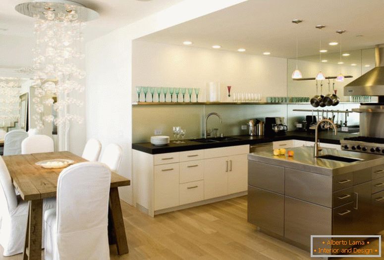 merveilleux-open-kitchen-designs-combiner-avec-salle-a-manger-concept-decoration-aussi-chic-table-a-manger-et-chaises-blanc-cabinetary-terminé-artistique-pendentif-chandeliers-inspiration