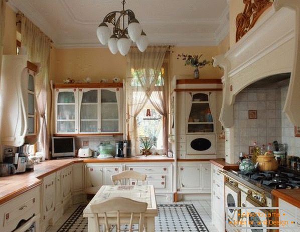 conception d'une petite cuisine dans le style de la Provence фото 2