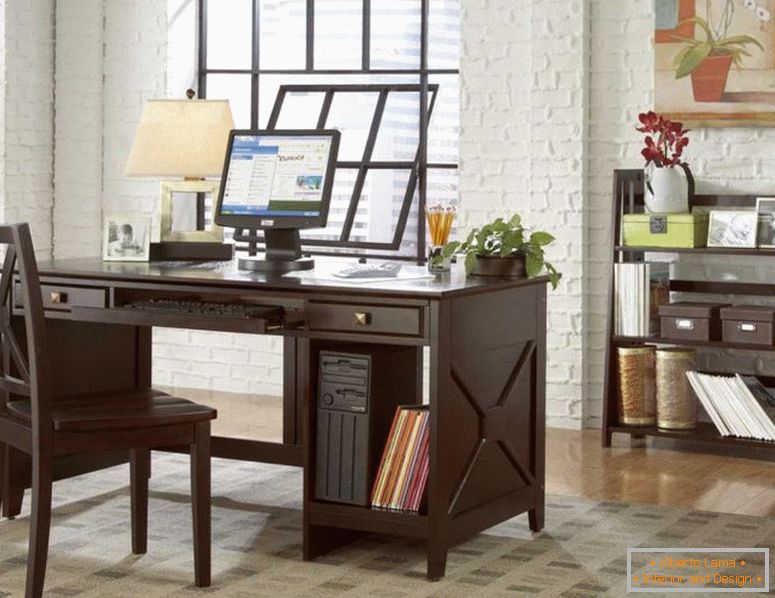 bureau-élégant-bureau-avec-bois-sombre-bureau-et-chaises-10-moderne-maison-bureau-design-idées