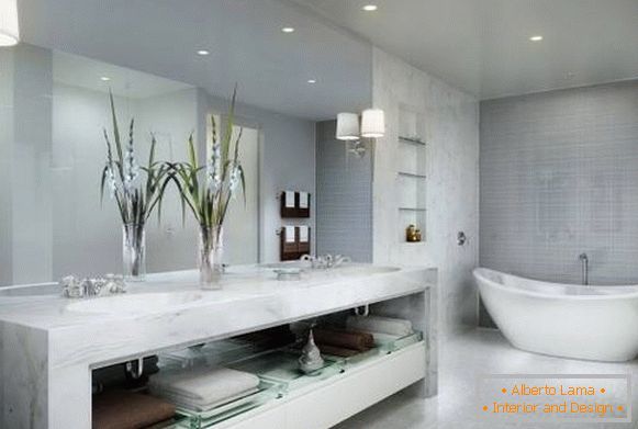 Idées de design de salle de bain de luxe