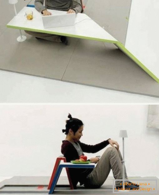 Mobilier de bureau créatif Origami