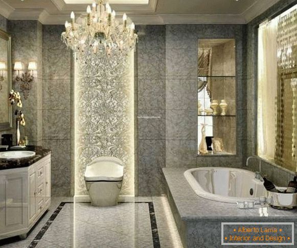 Design de salle de bain de luxe