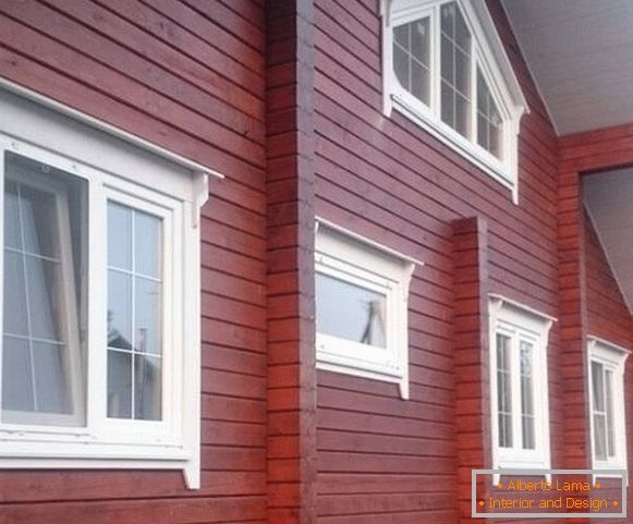 Des plateaux finlandais pour des fenêtres dans une maison en bois, фото 18