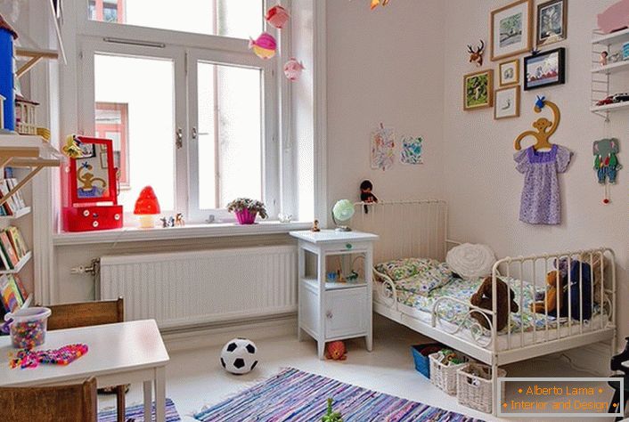 Style scandinave de la chambre des enfants