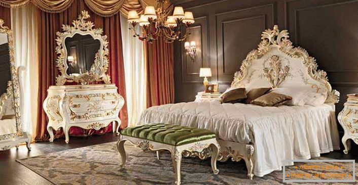 Une chambre dans la grande maison d'une famille aisée française. 