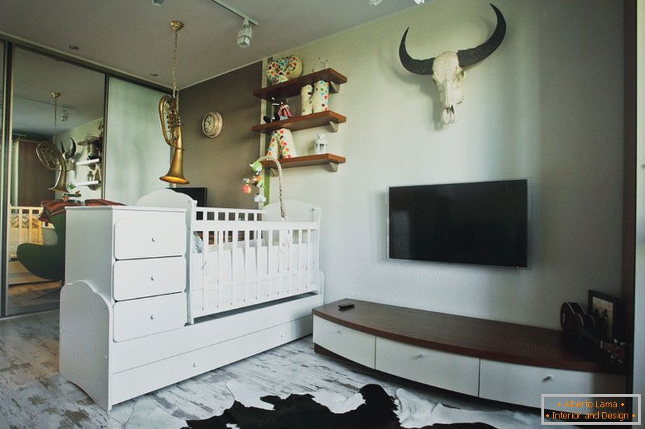 Chambre d'enfant dans le salon