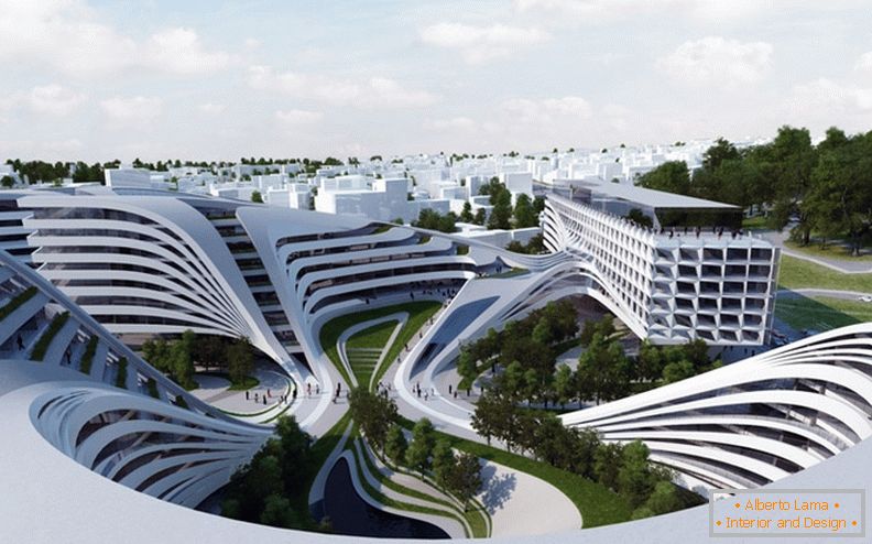 Projet Beko Masterplan de l'architecte Zaha Hadid