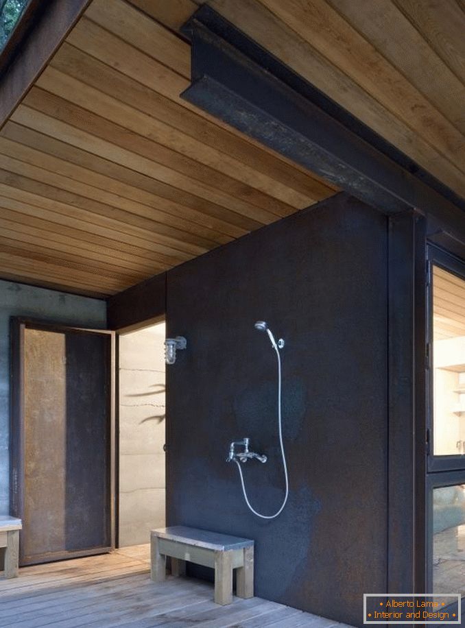 Salle de douche petite maison près de Seattle