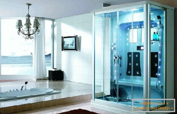 portes coulissantes en verre pour douche, photo 7