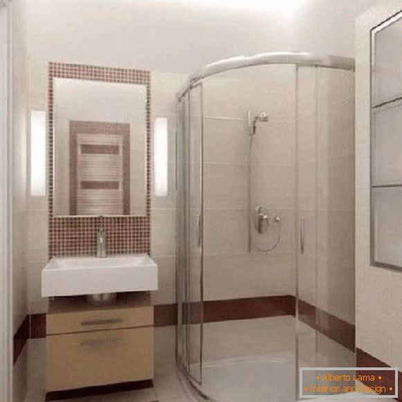 réparation d'une petite salle de bain avec douche, photo 30
