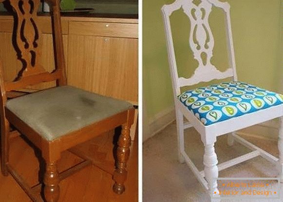 Restauration des meubles soviétiques - chaises - de leurs propres mains