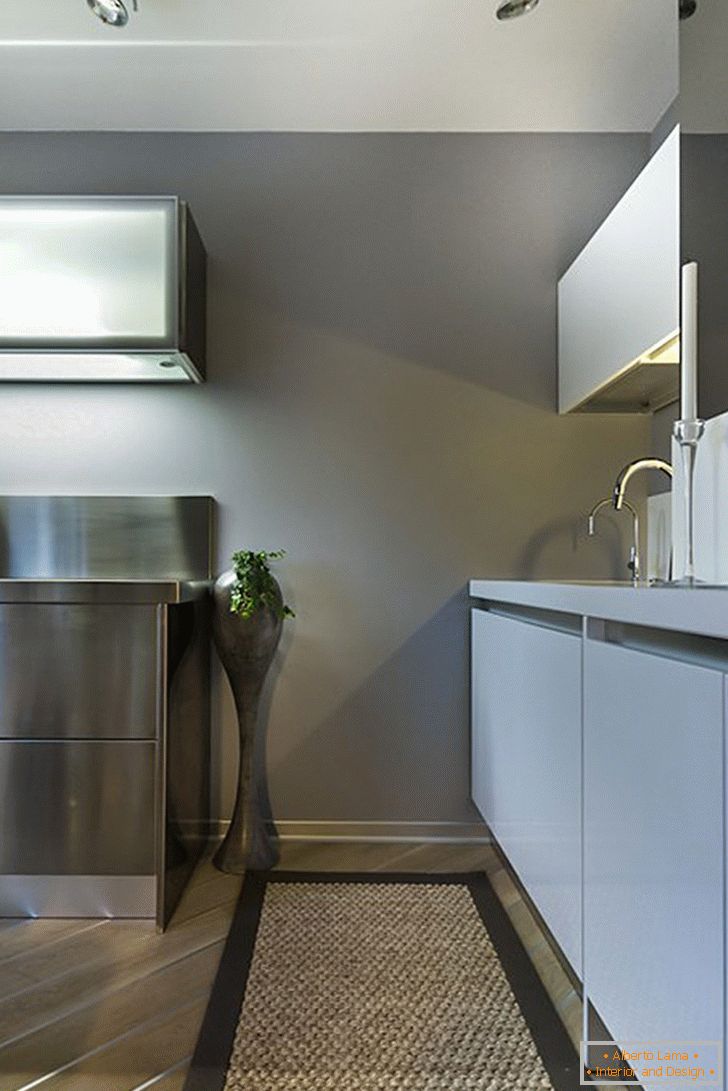 Design intérieur de cuisine dans un style minimaliste