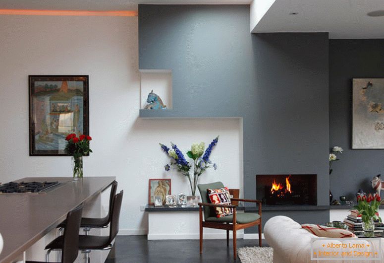 design moderne et minimaliste de la nouvelle salle de séjour york, qui a un sol noir, moderne, et aussi des canapés, peut ajouter de la beauté à l'intérieur, maison-design-idées-avec-table-en-bois-à l'intérieur1