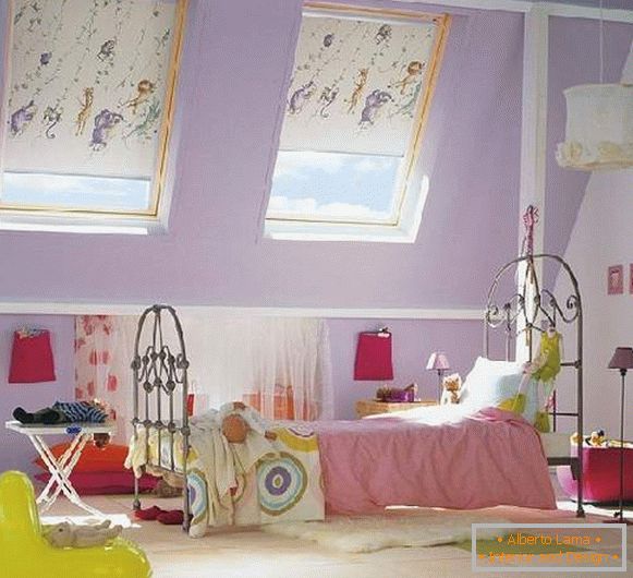 idées rideaux pour une chambre d'enfants filles, photo 9