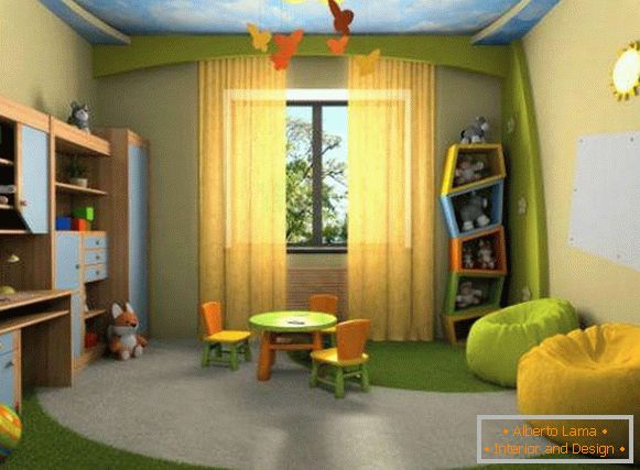 conception de rideaux pour une chambre d'enfants pour un garçon, photo 3