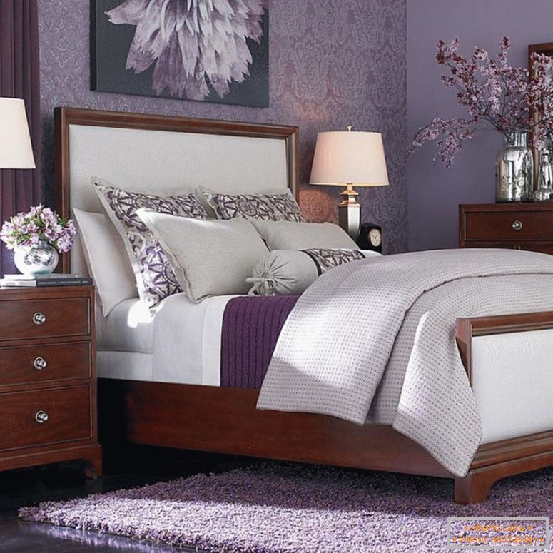 lilas-gris-chambre-décoration-idées