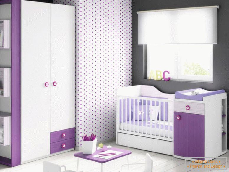 options-décoration-chambre d'enfant-lilas-couleur2