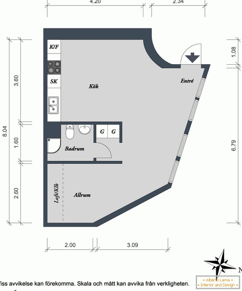 Planification détaillée de l'appartement
