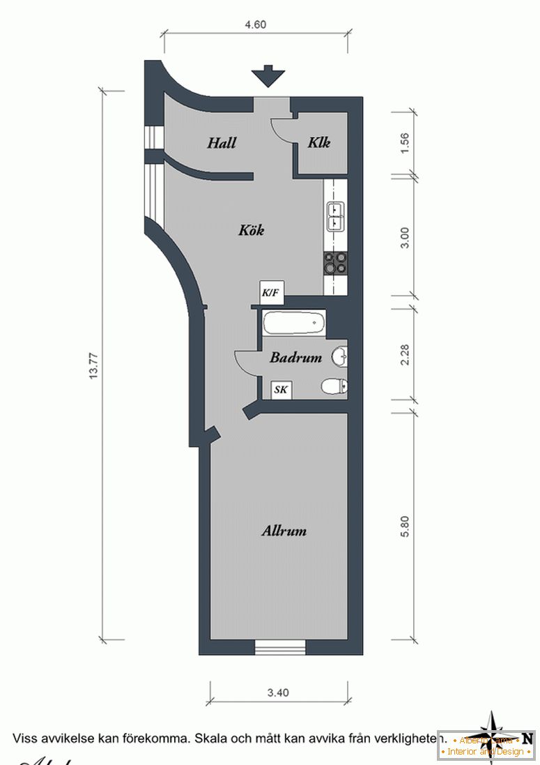 Plan du projet d'appartement