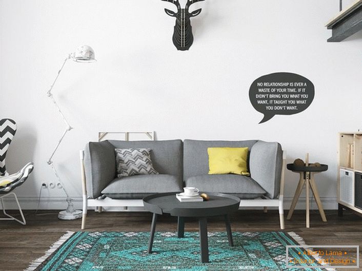 Studio de style scandinave