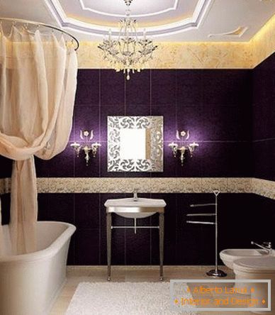 Salle de bain dans une photo de style classique