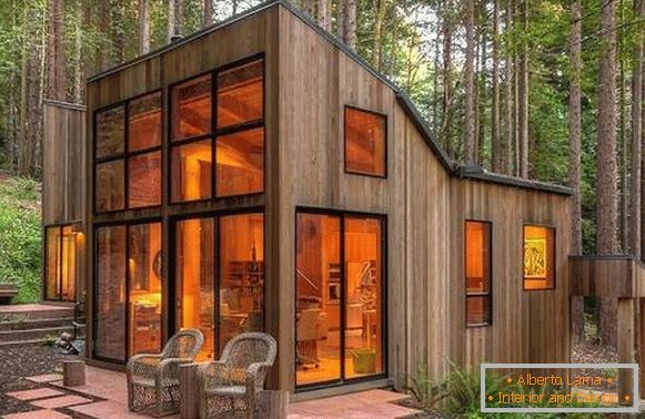 Maisons en bois modernes - les meilleures photos et projets pour 2016