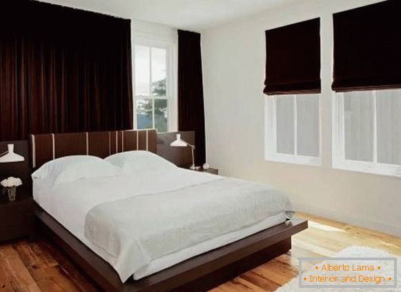 Rideaux design pour la chambre à coucher - nouveautés photo de velours