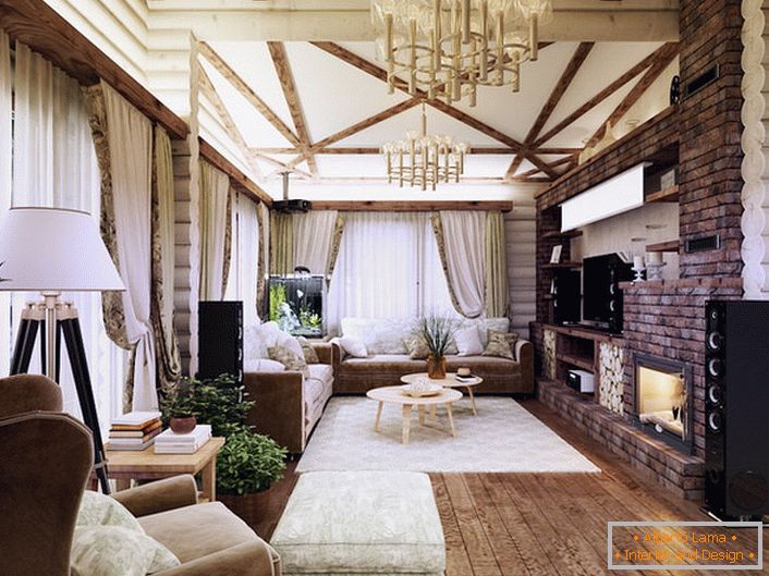 Chalet rustique chic