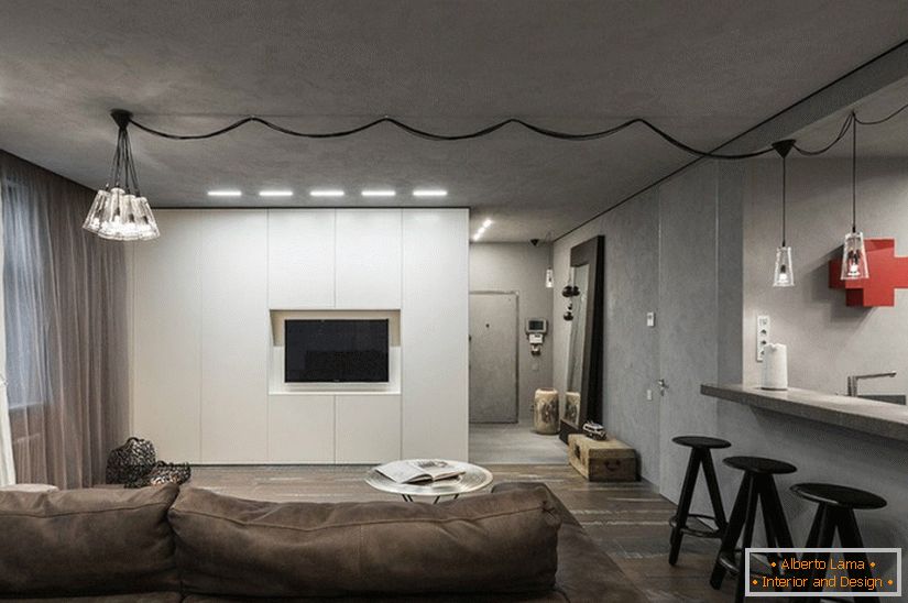 Design d'intérieur d'un appartement à Moscou