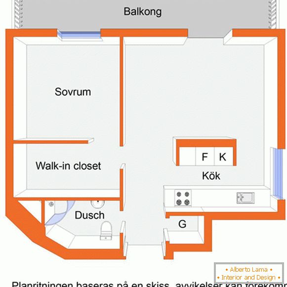 L'aménagement d'un petit appartement d'une pièce