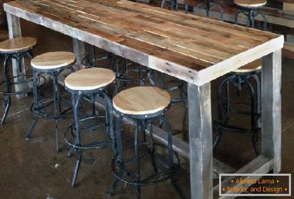 tables de style bar loft, photo 56