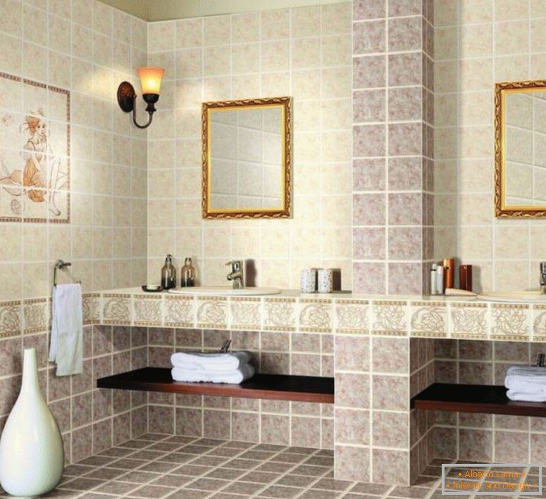 carrelage mural-salle de bains-design