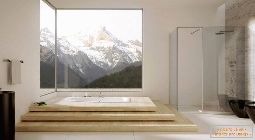 Salle de bain dans un style minimaliste