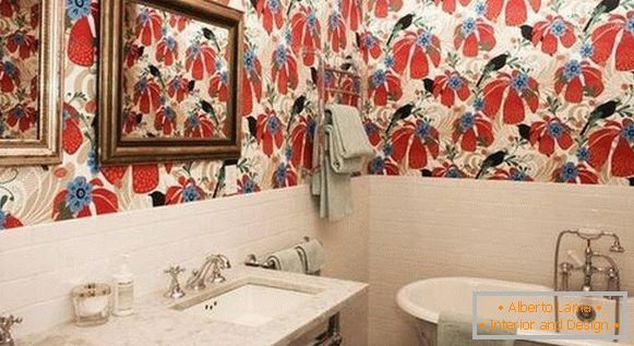 Papier peint de salle de bain de décoration, photo 33
