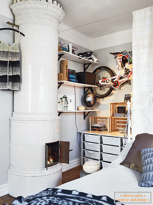 Style vintage dans un confortable appartement de deux pièces