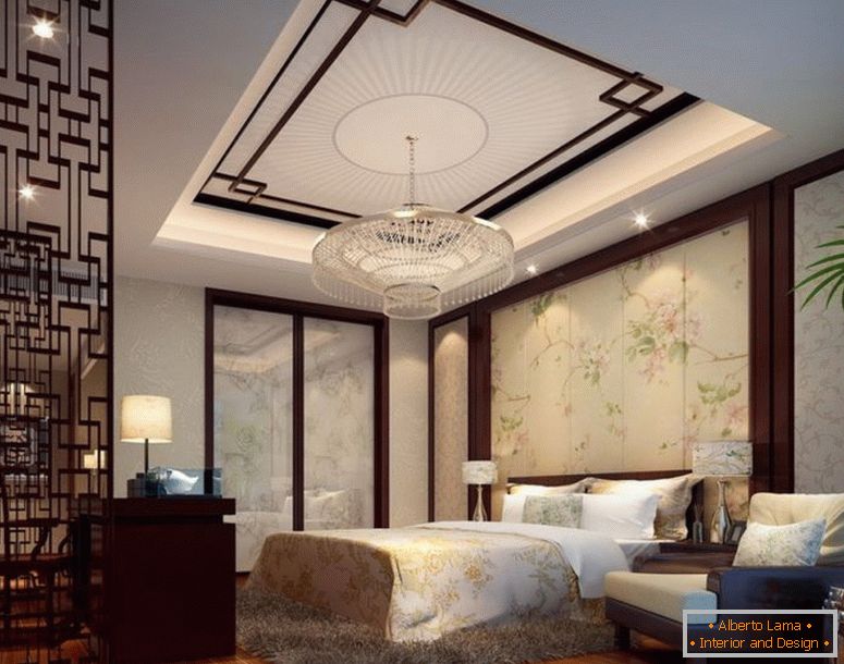 design d'intérieur-chambre à coucher-style chinois