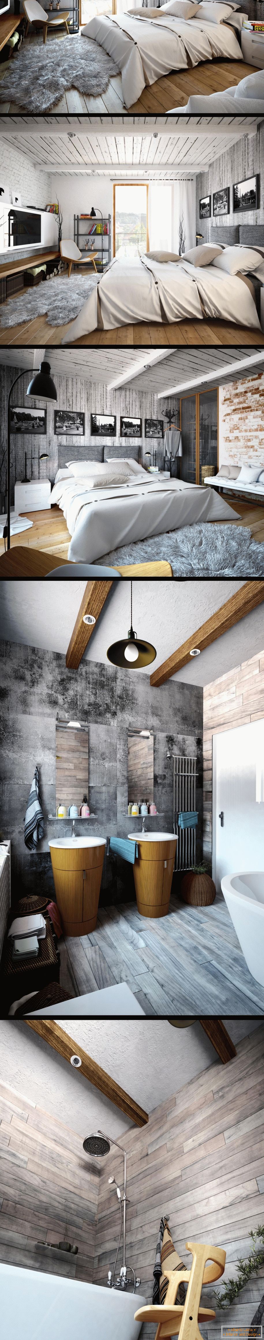 Design d'intérieur de style loft
