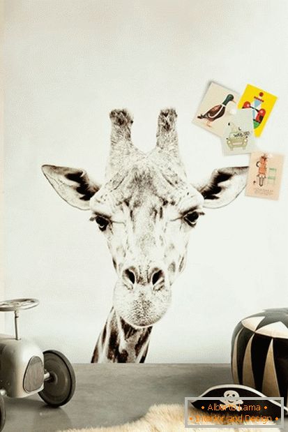 Fonds d'écran photo avec girafe