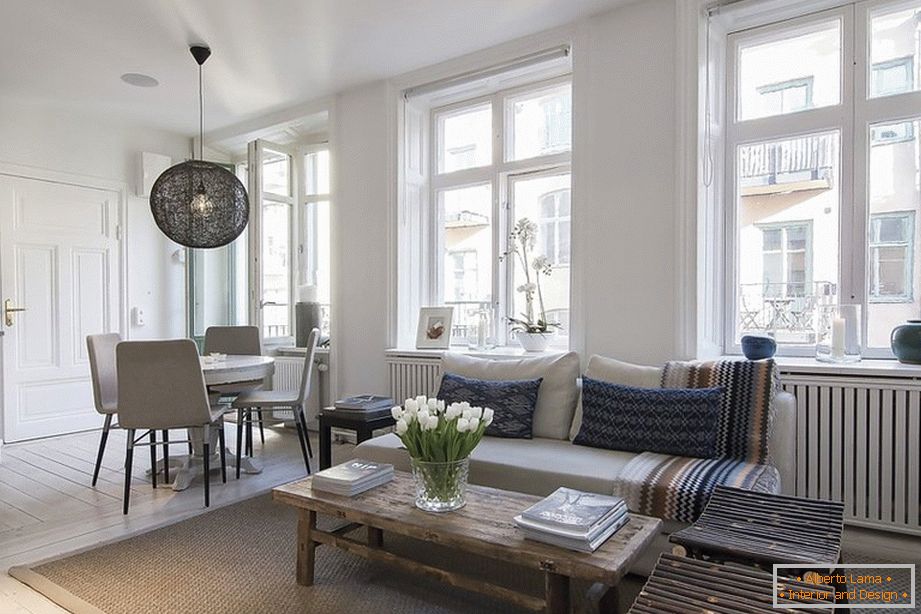 Réaménagement élégant d'appartements en Suède