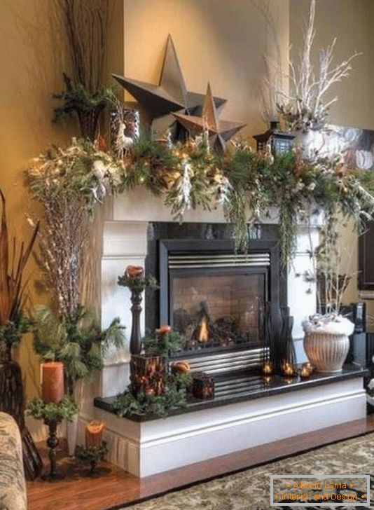 Décoration d'intérieur pour le nouvel an 2015