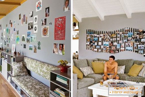 Comment décorer le mur de la chambre avec tes photos