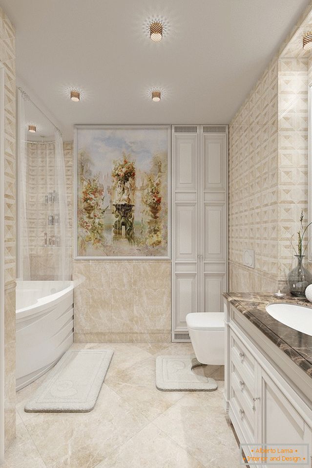 Design d'intérieur d'un petit bain