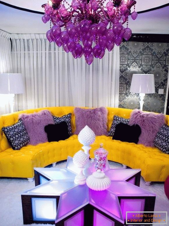 Combinaisons de couleurs élégantes - jaune et violet