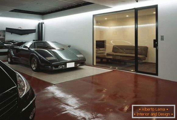 Garage exquis pour voitures de luxe