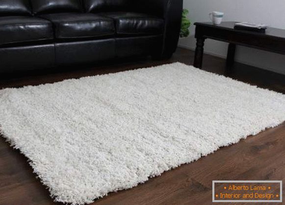 tapis blanc moelleux, photo 5