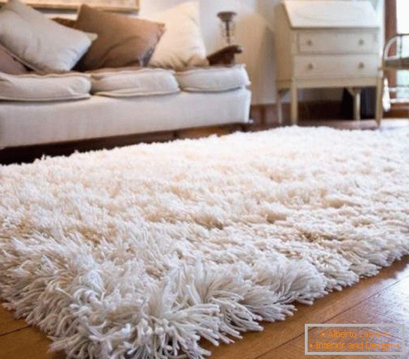 tapis blanc à longue sieste, photo 56