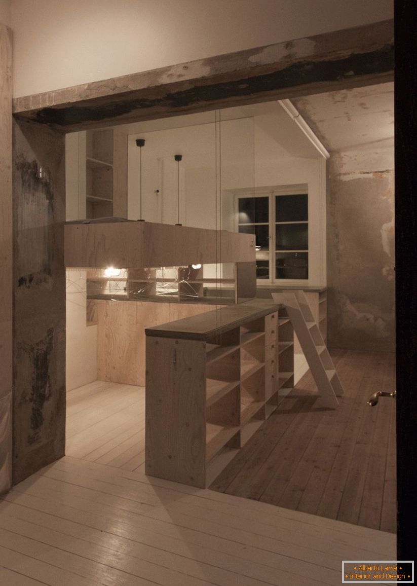 Design d'intérieur d'un appartement de style scandinave