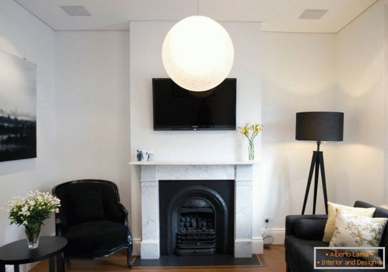 Salon noir et blanc - 55 photos de solutions de salon