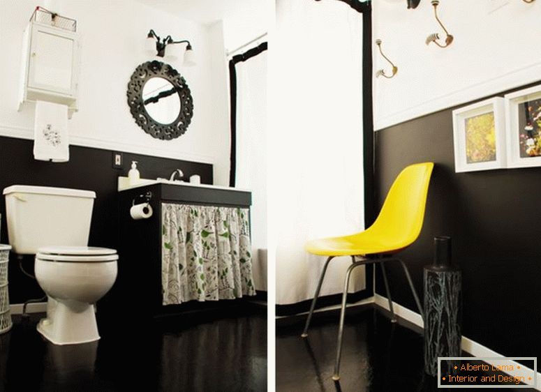 black-and-white-une baignoireroom-accessories