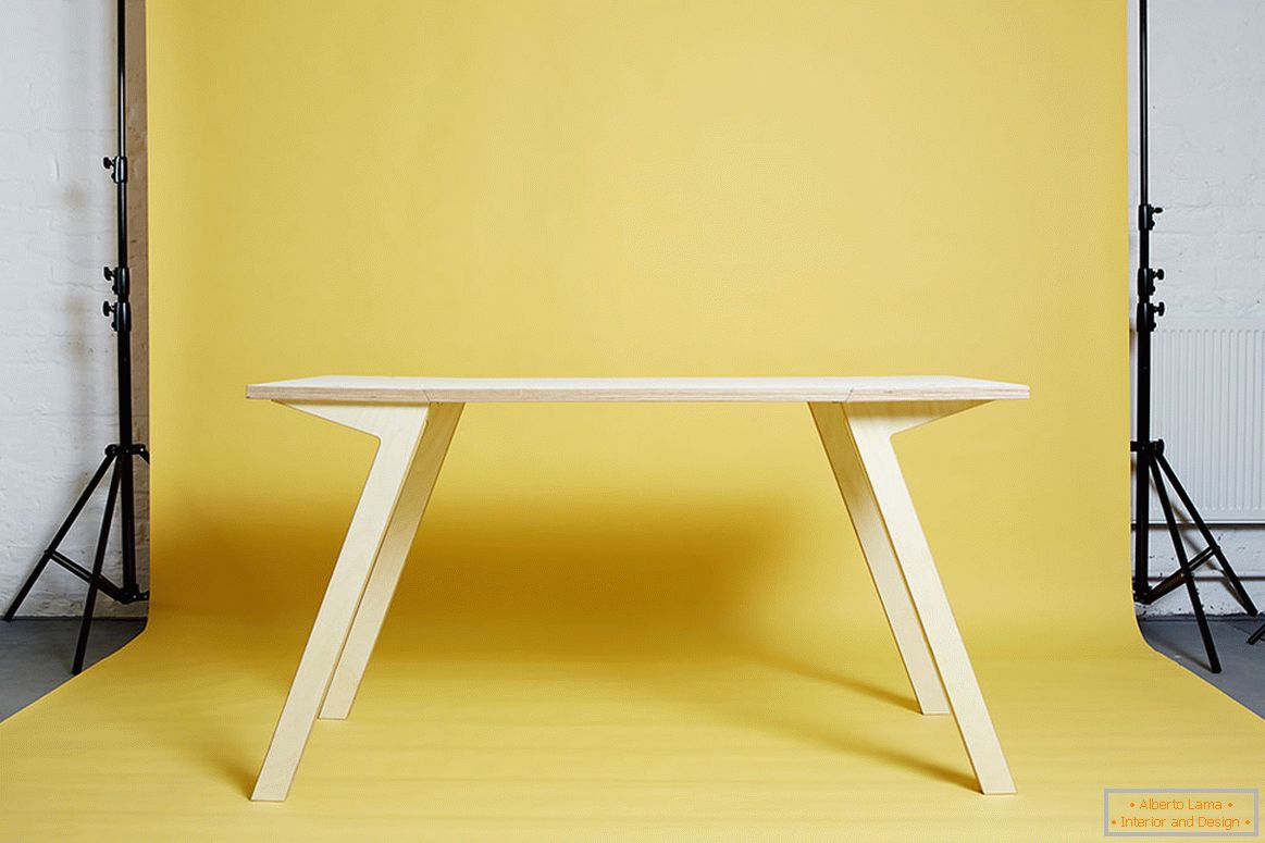 Table simple pour un petit appartement